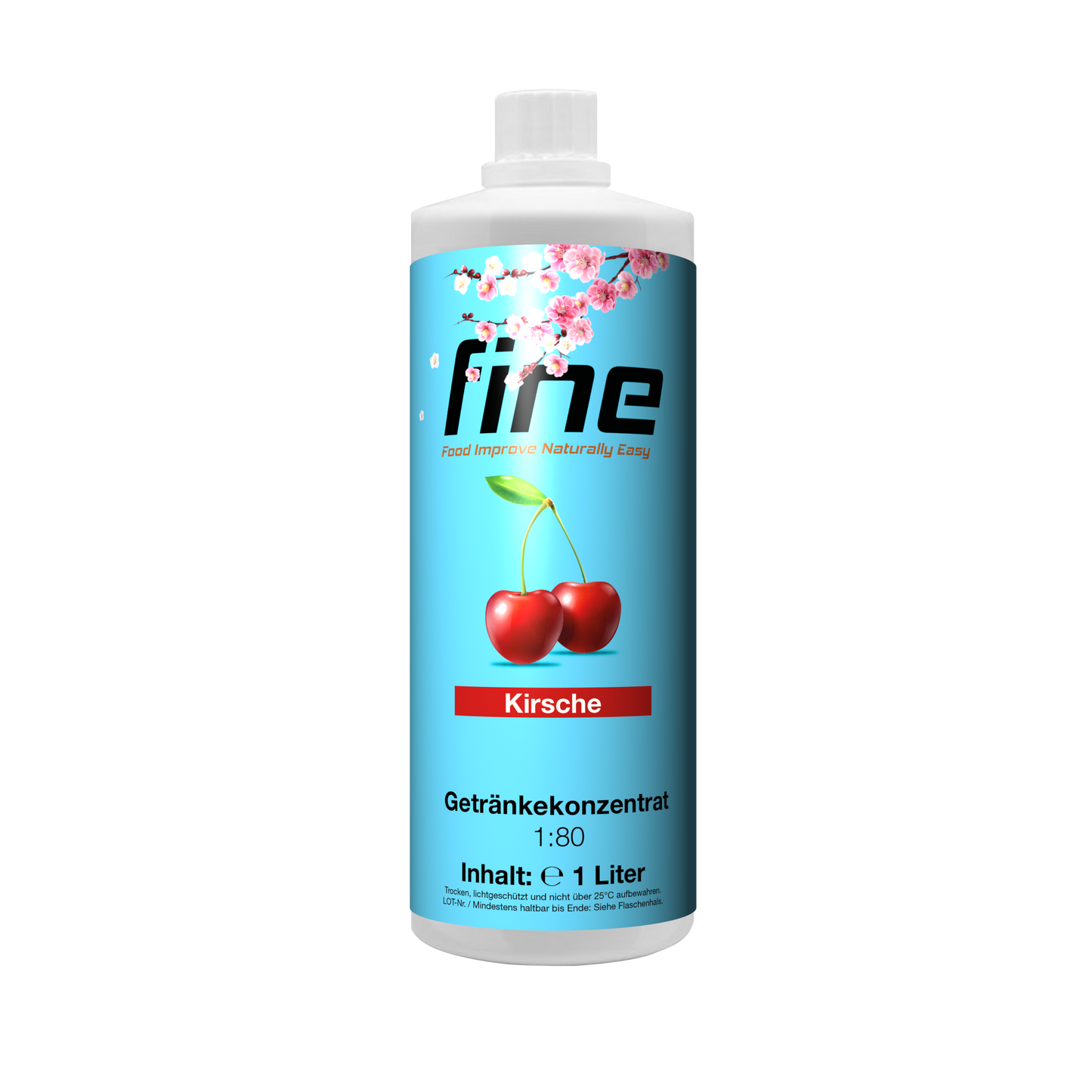 fine Getränkekonzentrat 1000ml Kirsche