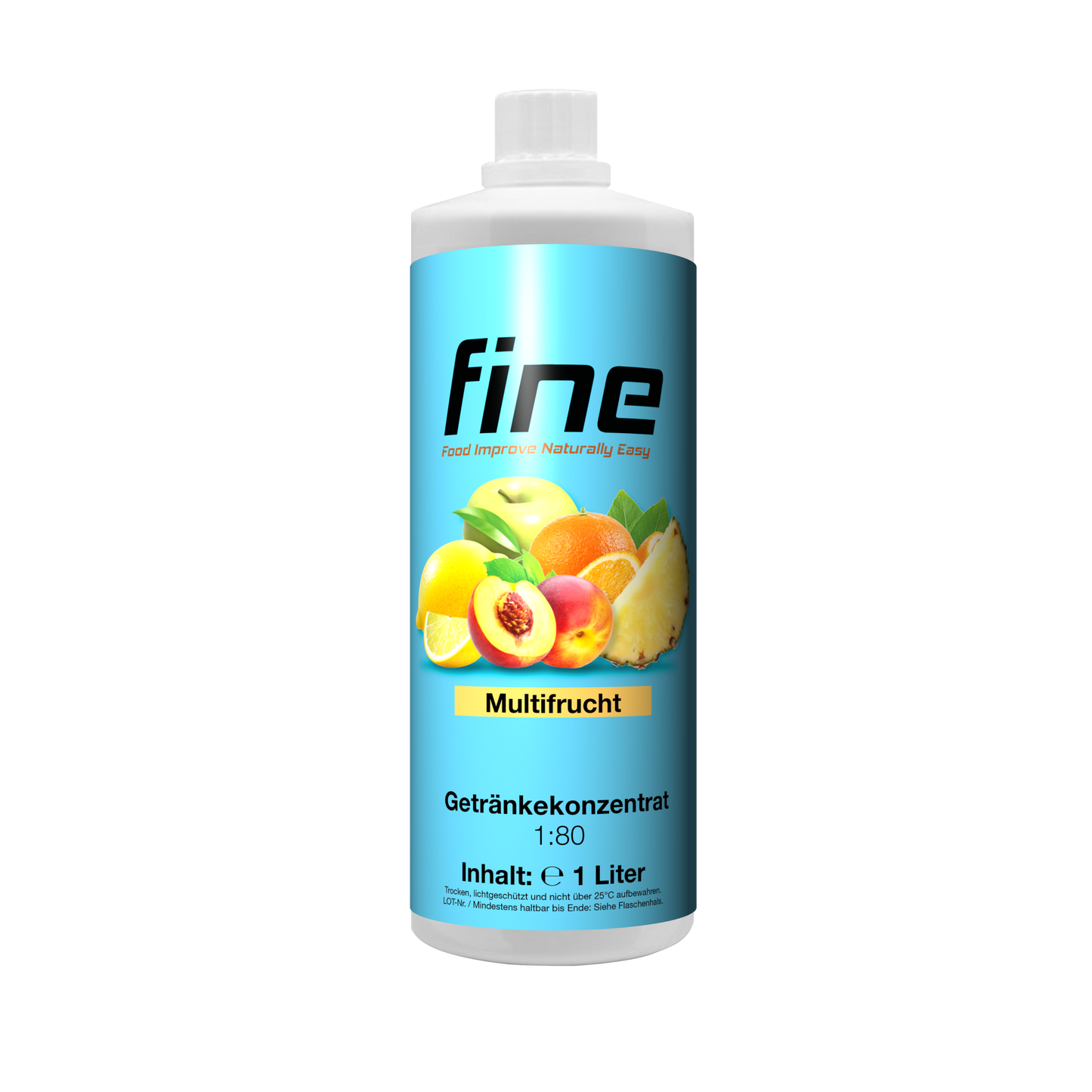 fine Getränkekonzentrat 1000ml Multifrucht