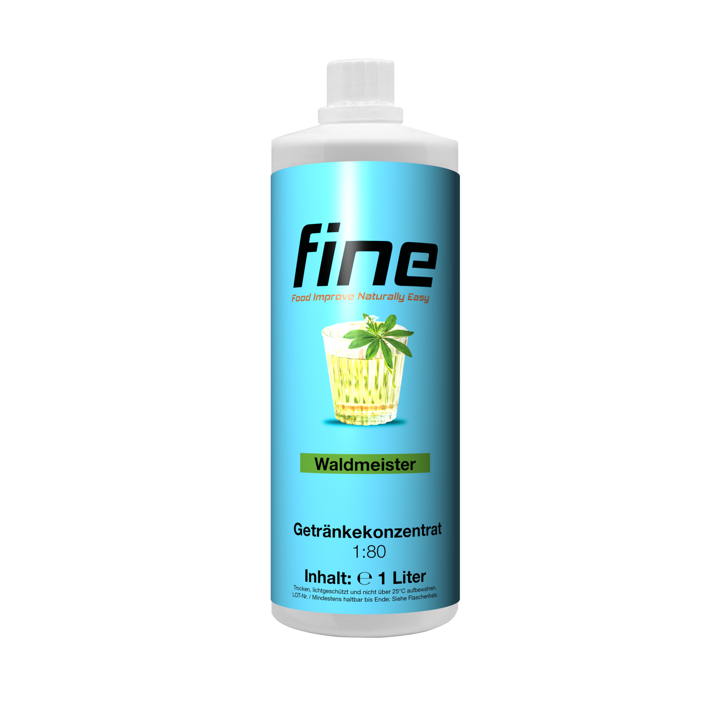 fine Getränkekonzentrat 1000ml Waldmeister