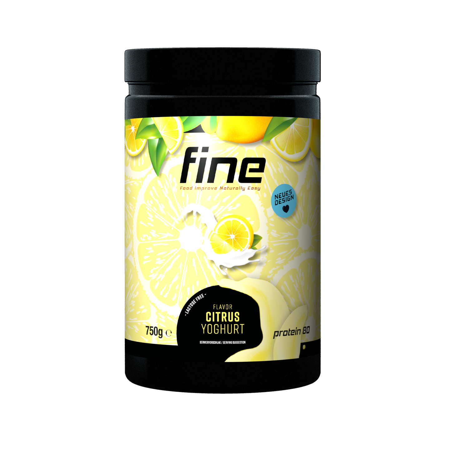 fine protein 80 cirtus yogurt 750g