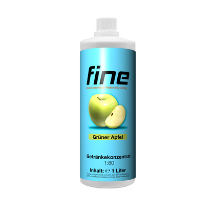 fine Getränkekonzentrat 1000ml Grüner Apfel