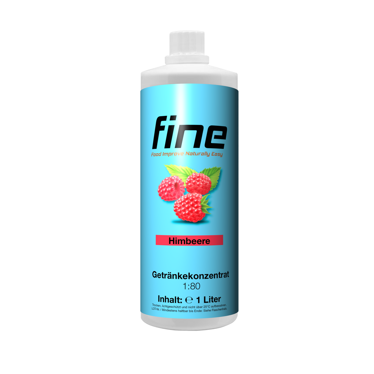 fine Getränkekonzentrat 1000ml Himbeere