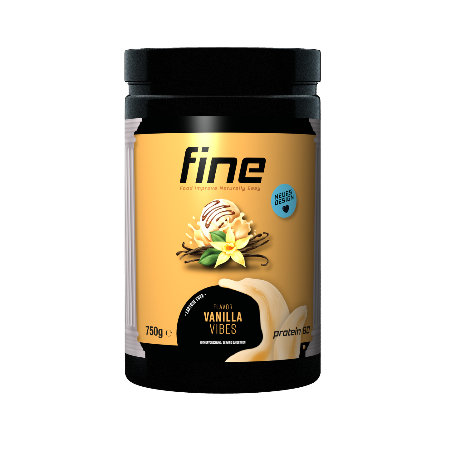 fine protein 80 vanilla vibes 750g