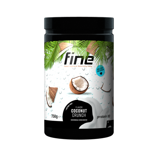 fine protein 80 coconut crunch 750g
