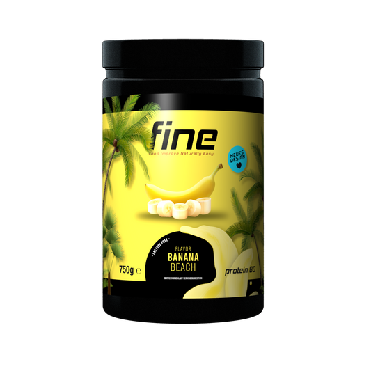 fine protein 80 banana beach 750g