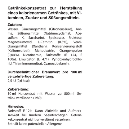 fine Getränkekonzentrat 1000ml Blutorange