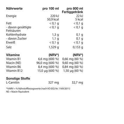 fine Getränkekonzentrat 1000ml Blutorange